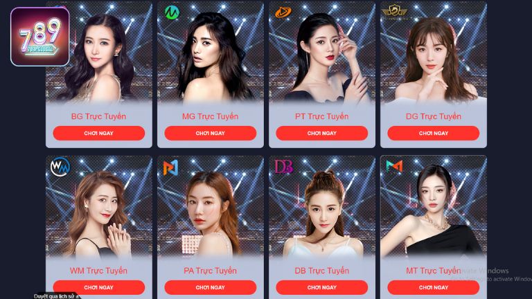 Điểm danh các sảnh Live Casino nổi bật nhất tại 789P