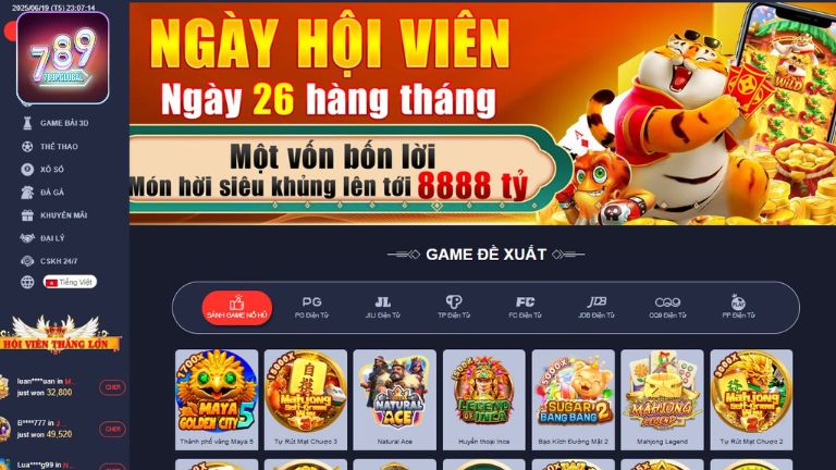 Giới thiệu 789P - Sân chơi uy tín bậc nhất hiện nay