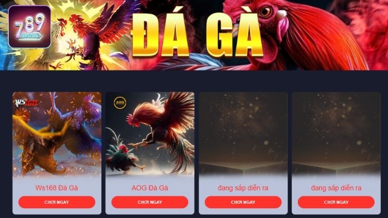 Sảnh cược đá gà trực tiếp nổi tiếng tại 789P