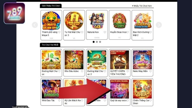 Hướng dẫn cách chơi slot Quý Bà Say Rượu 789P