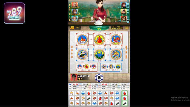 Hướng dẫn tham gia chơi Bầu Cua tại 789P hiệu quả