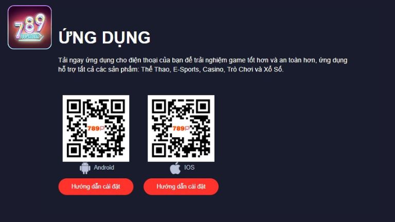 Lợi ích nổi bật khi cài đặt app 789P