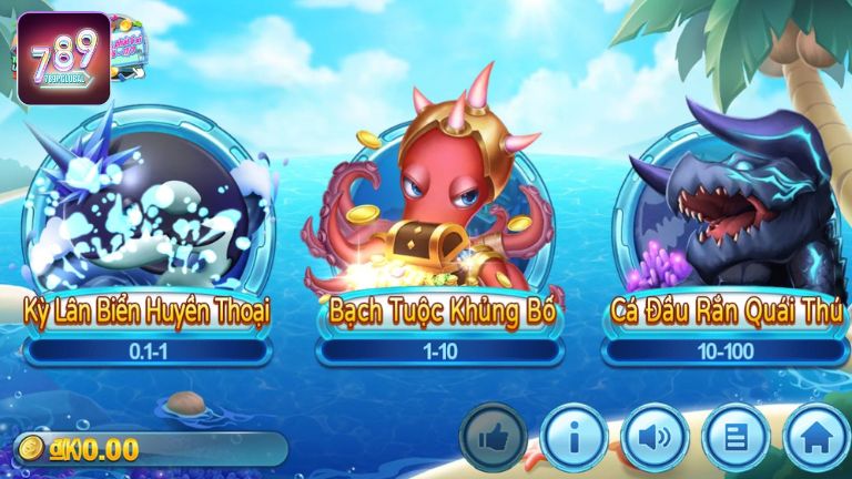 Lucky Fishing 789P là trò chơi bắn cá hấp dẫn