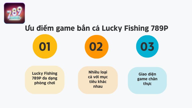 Ưu điểm game bắn cá Lucky Fishing 789P